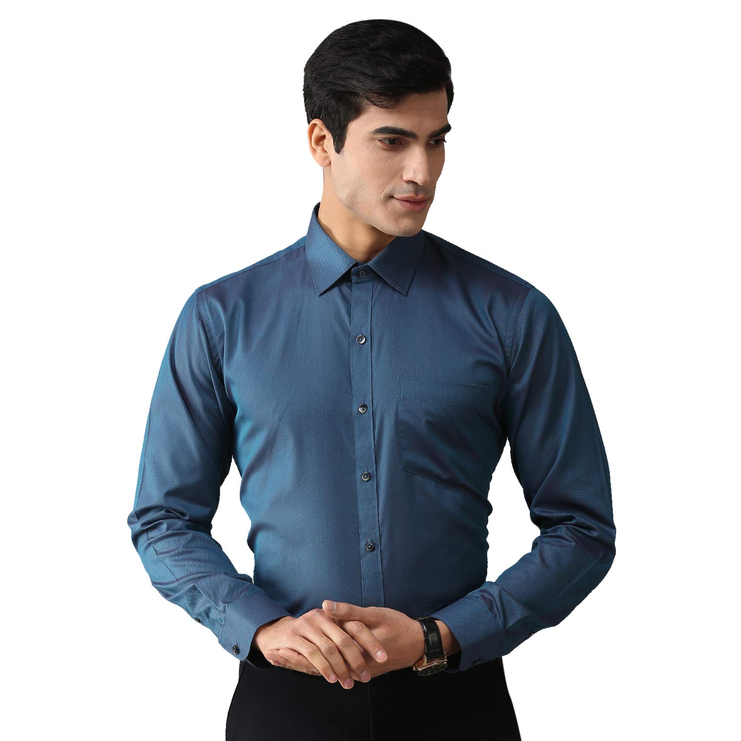 Men's Classic Fit Button-Collar Pinpoint Non-Iron Dress Shirt